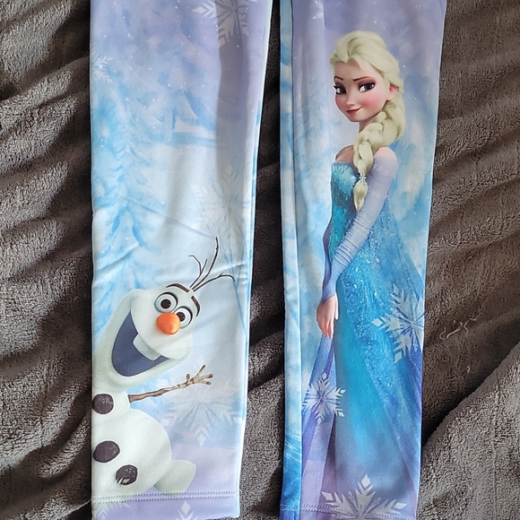 Jumping Beans Frozen fleece lined leggings - Picture 1 of 2
